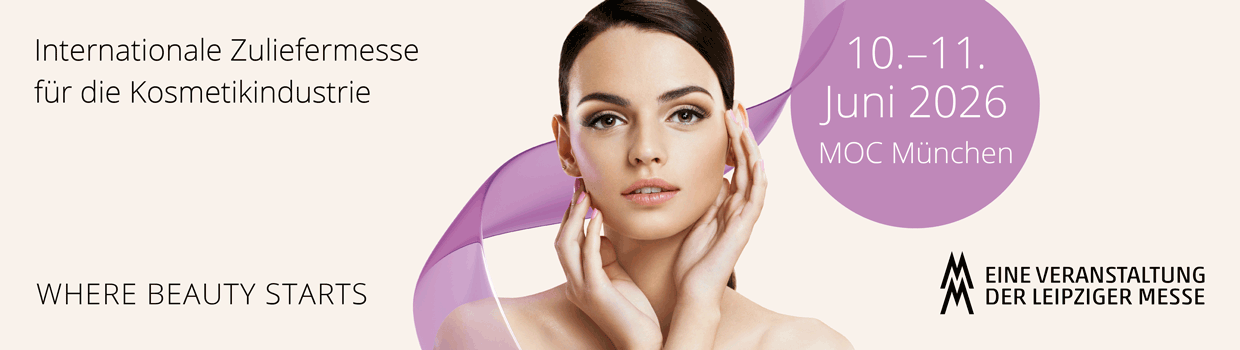 Banner für die CosmeticBusiness2026